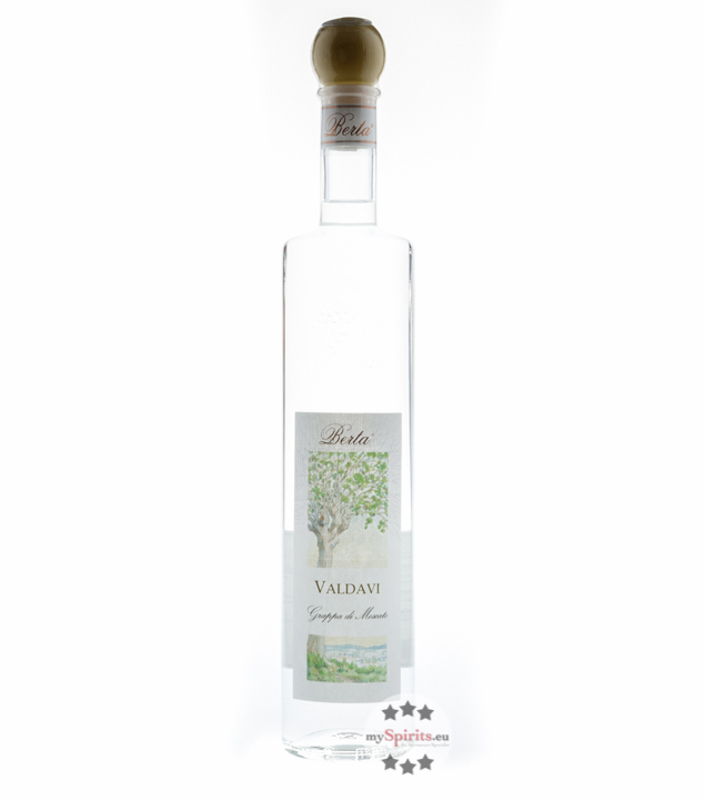 Distillerie Berta Valdavi - Grappa Di Moscato / 40 % Vol. / 0,7 Liter-FlascheGrappa di Moscato